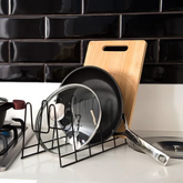 Suporte Organizador para Tampas Formas e Travessas Preto - 31 cm